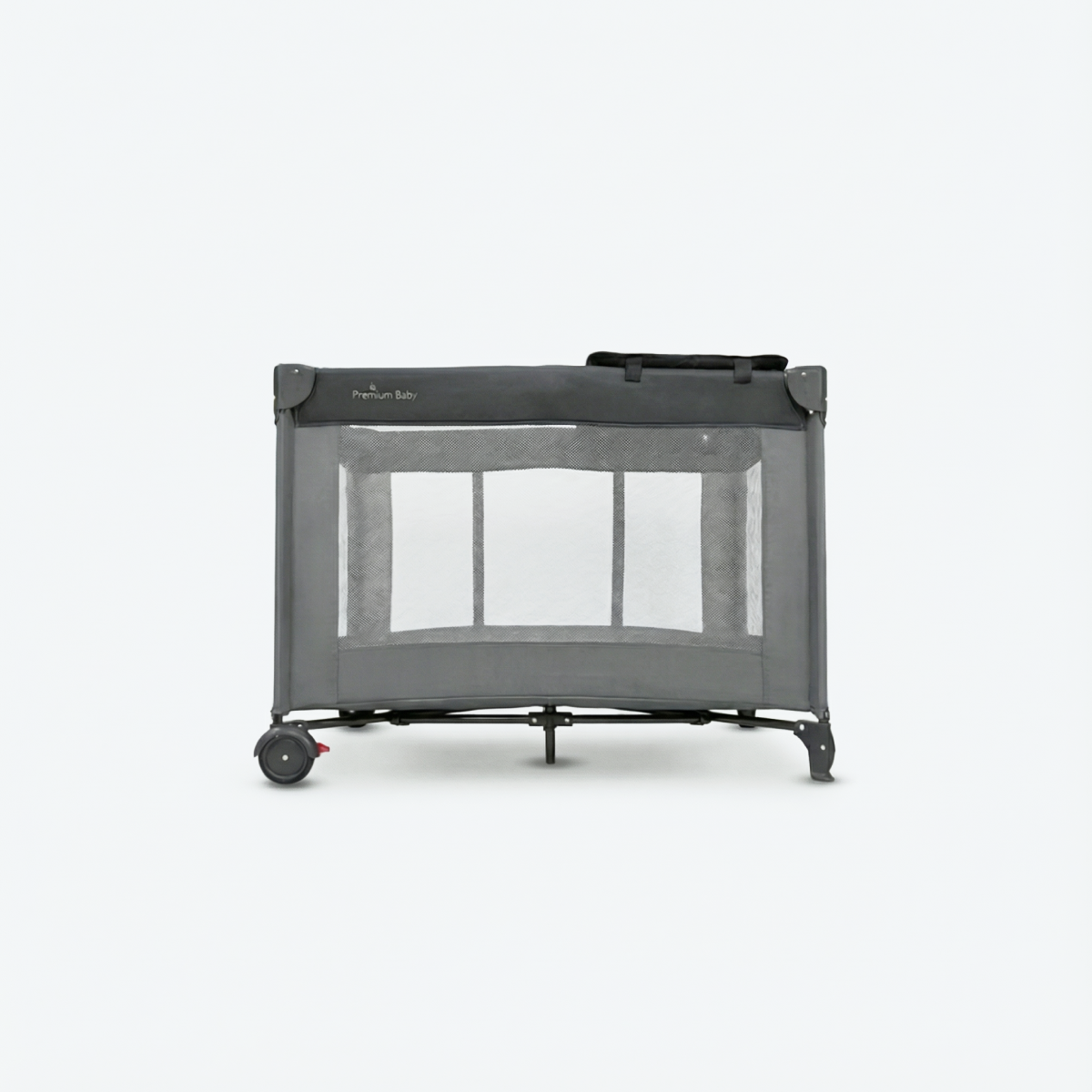 Berço Portátil Infinity Cinza | Premium Baby